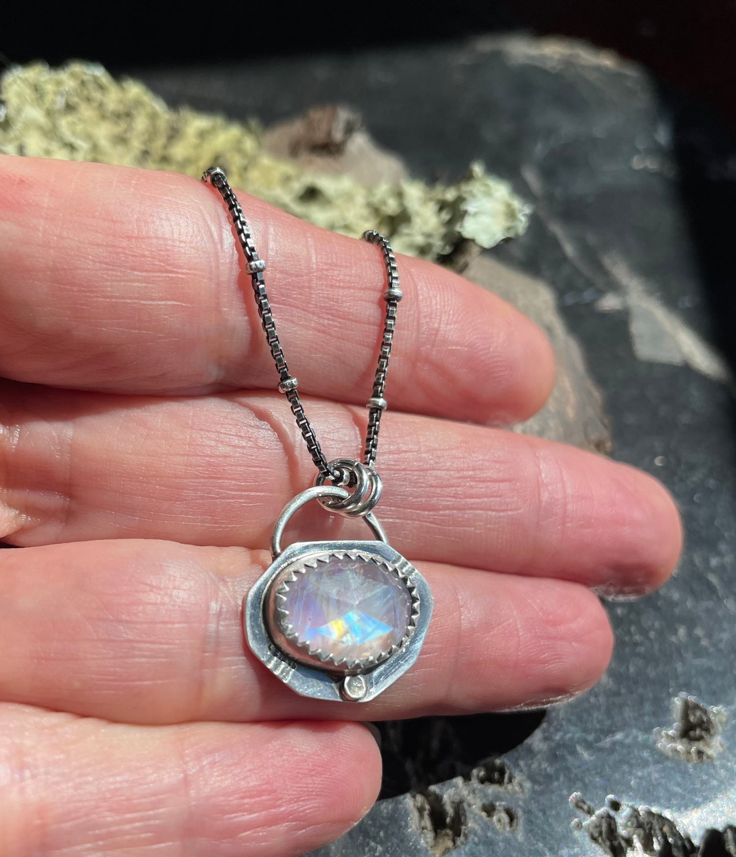 Moonstone mini pendant